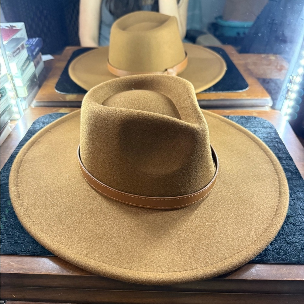 Stylish Brown Wide Brim Bolero Hat